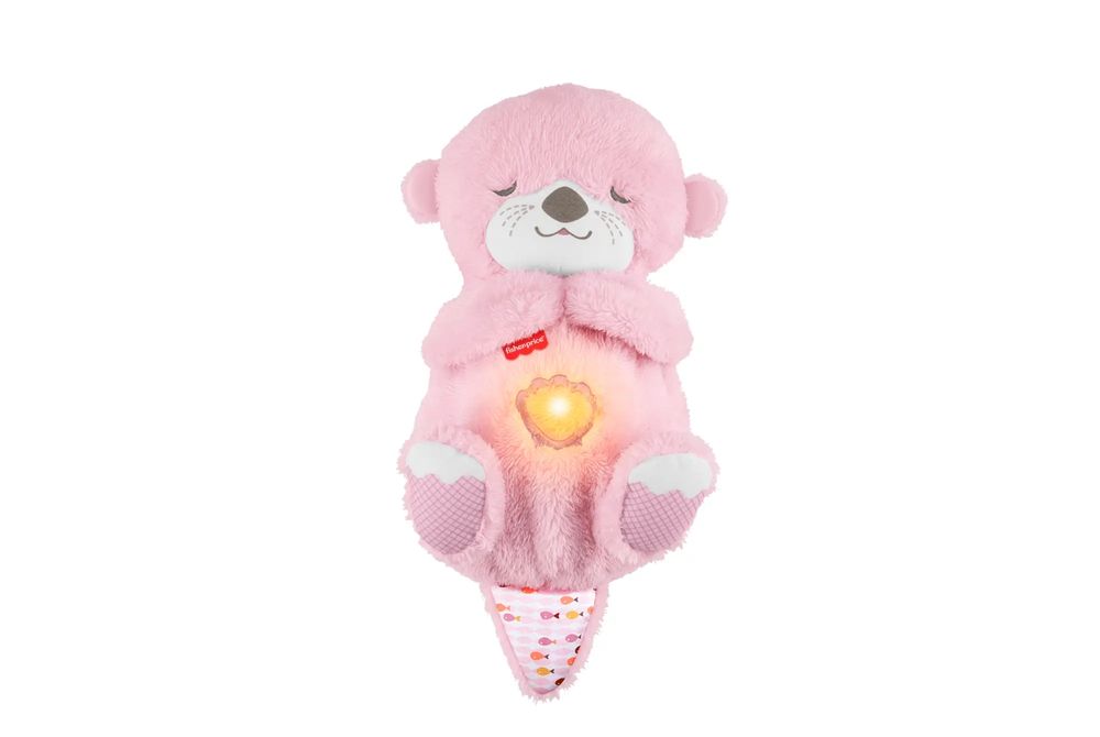 Fisher-Price Smukła i uspokajająca różowa wydra JLJ33. Nowy Produkt