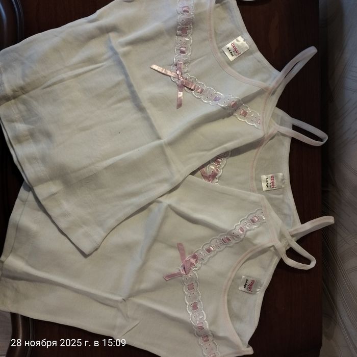 Майки для девочки 3-4