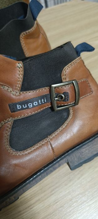 Чоловічі шкіряні черевики, ботинки, сапоги  Bugatti 46 розмір