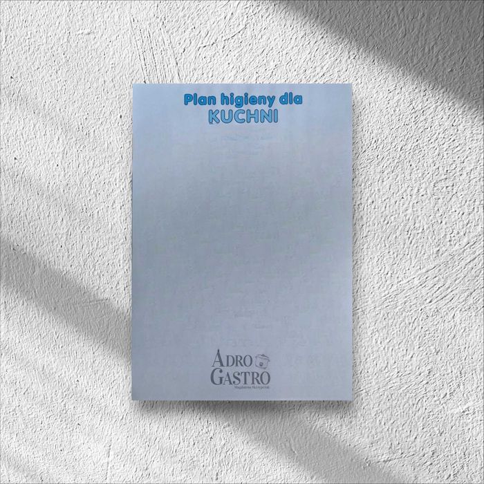 Instrukcje stanowiskowe dla gastronomii komplet 12 sztuk.