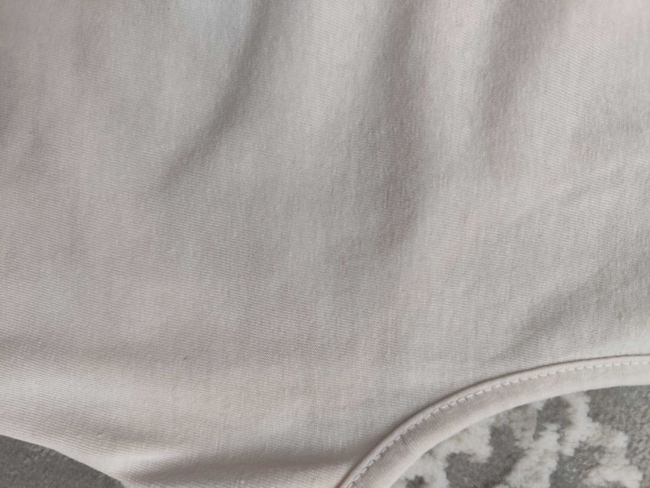 Beżowa bluzka body asos