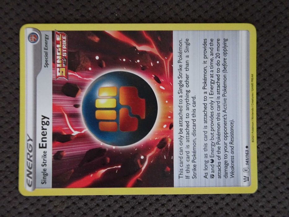 Karta Pokemon Single Strike Energy
