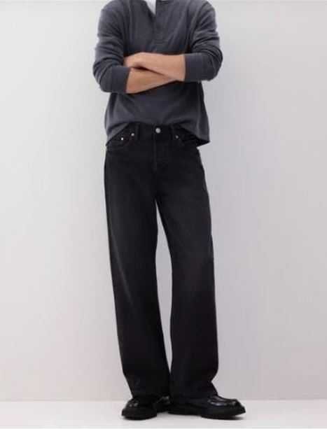 Джинси чоловічі H&M Straight (Loose Fit) W30