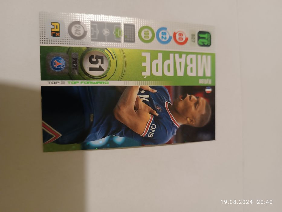 Karta top forward Mbappe top class 2022