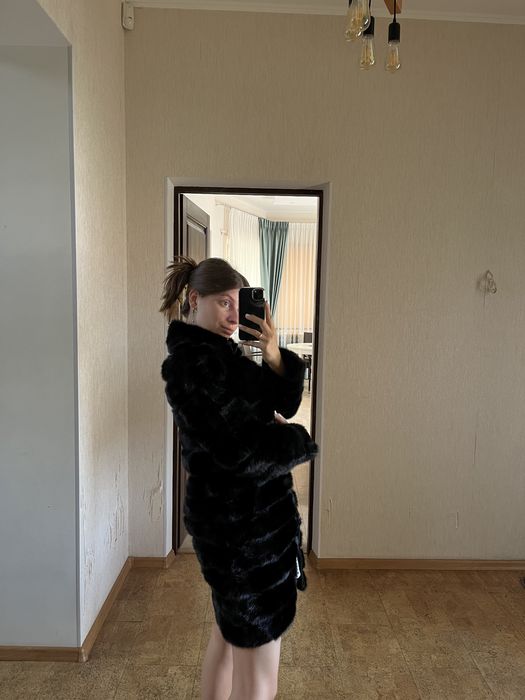 вінтажна норкова шуба-трансформер