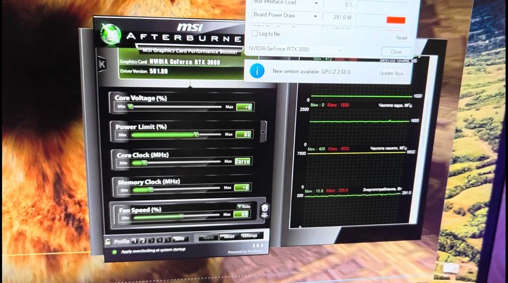 Відеокарта Evga Rtx3080 XC3 Ultra 10Gb DDR6