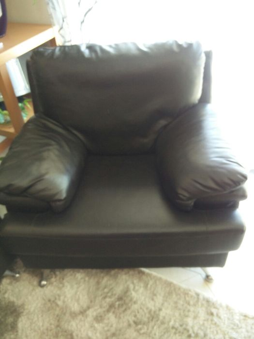 Sofá poltrona preto