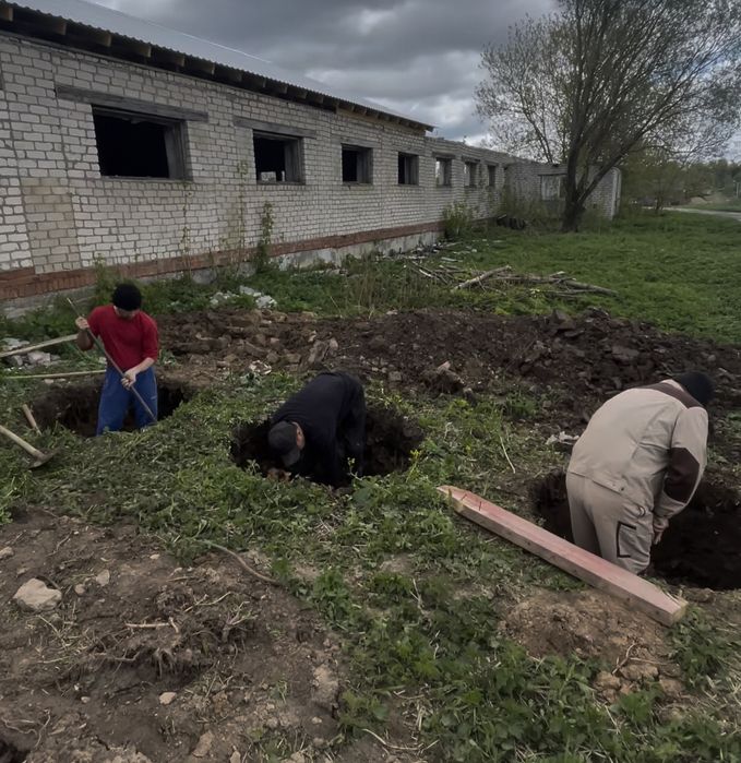 Готовий септик з бетонних кілець під ключ. 6,12,21 м3. Гідробетон