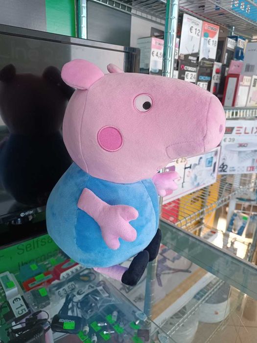 Novidade:Peluche George Peppa Pig 40cm(31cm sentado)