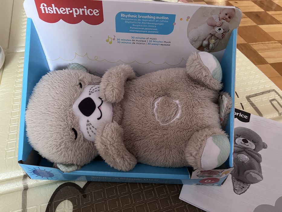 Fisher Price видра дихаюча,нічник, заколисуюча Оригінал!