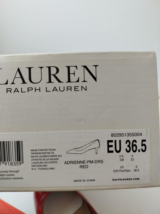 Szpilki damskie firmy Ralph Lauren