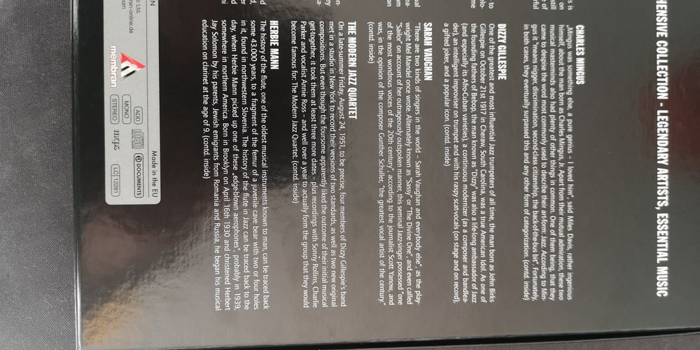 CJC Connoisseur Jazz Cuts