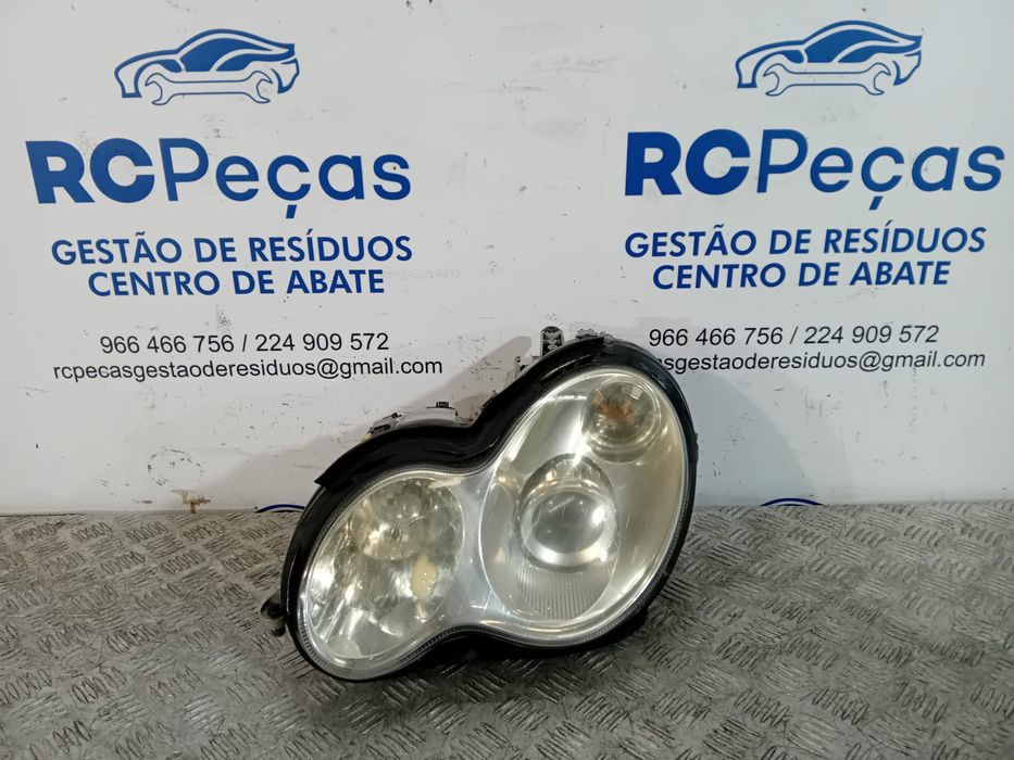 Óticas Farois Frente Frontais Mercedes Benz Class C W203 Xénon