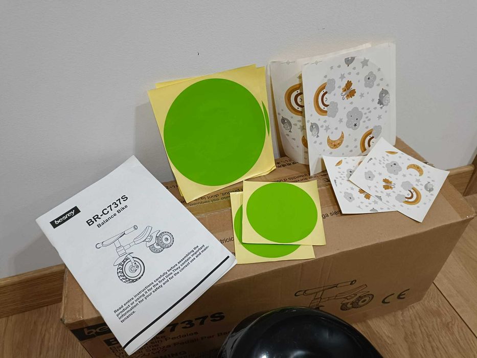 Rowerek Biegowy BESREY zielono-biały