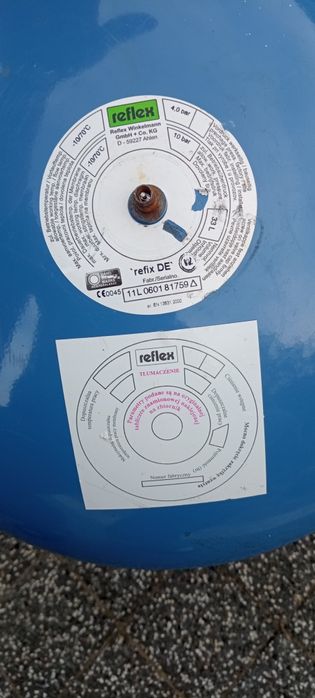 Naczynie przeponowe Reflex 80 l,CIMM 6l