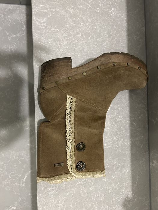 Botas de Camurca Tapadas