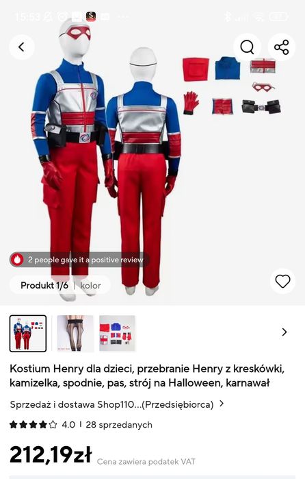 Strój Henryka niebezpiecznego