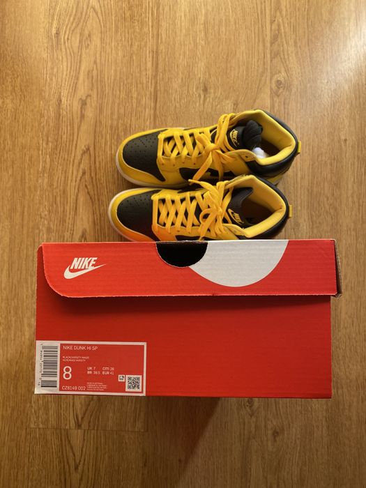 Nike dunk varsity maize
