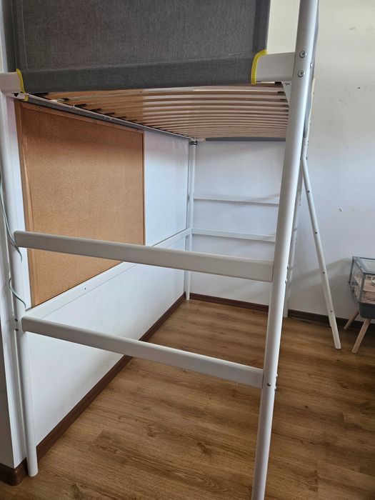 Rama łóżka na antresoli- Vitval Ikea- łóżko piętrowe
