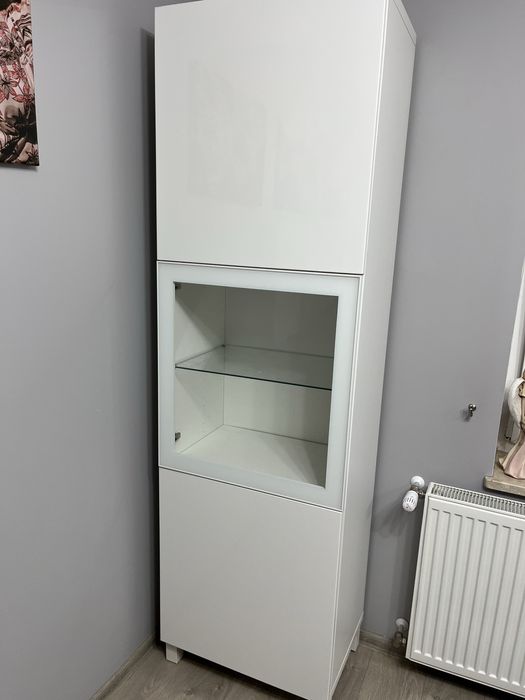 Witryna Ikea Besta biala
