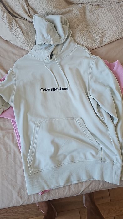 Bluza L/XL Calvin Klein miętowy i Różowa Chiara Ferragni