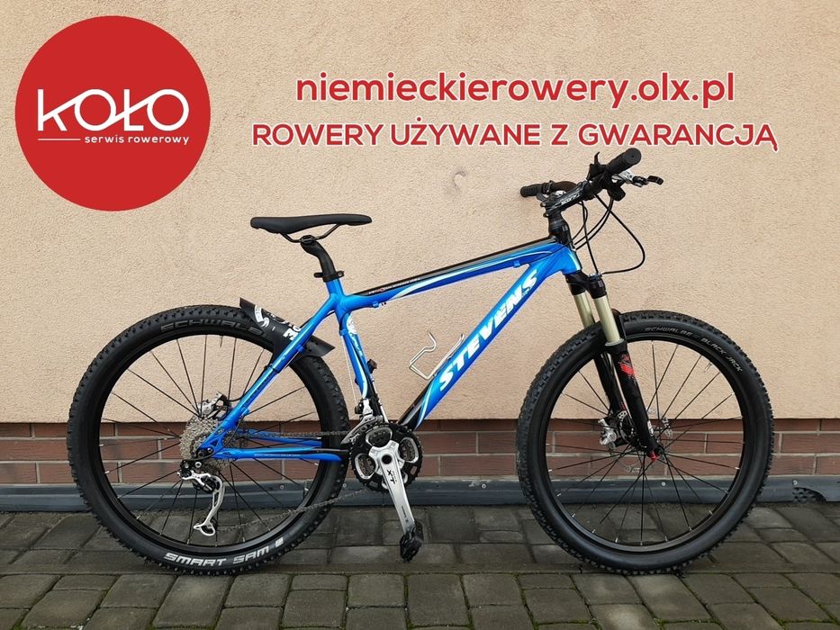 Rower górski MTB STEVENS koła 26 aluminium SHIMANO DEORE XT ROCK SHOX
