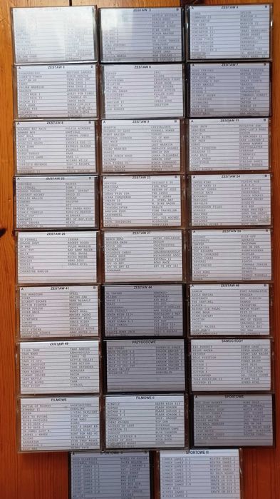 C64 Kasety do Commodore 64 - zestaw 87 sztuk, testowane