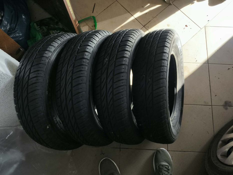 Opony letnie Point S Summerstar 155/80 R13 - stan bdb (przyczepka / Seicento)