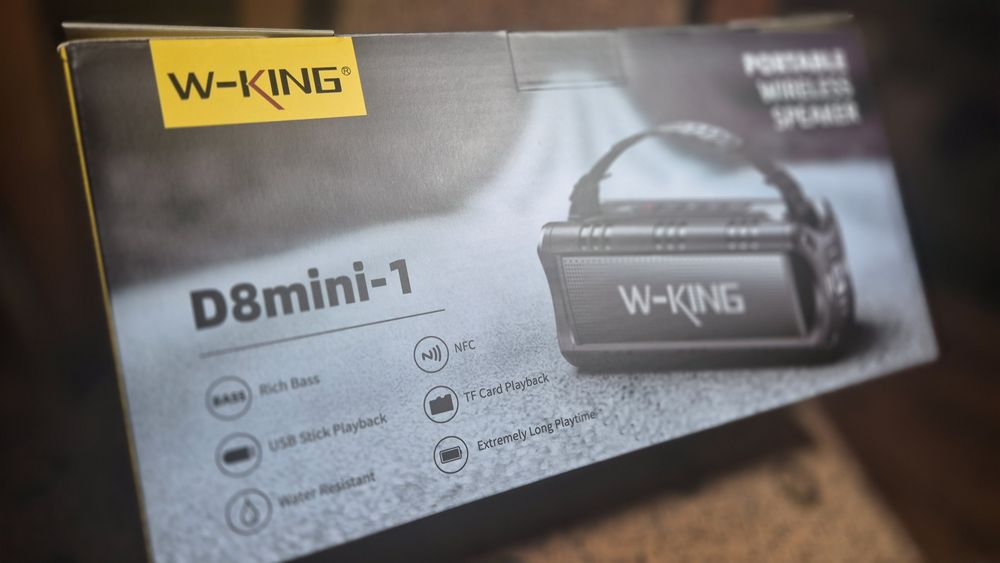 Głośnik bezprzewodowy bluetooth W-KING 30W
