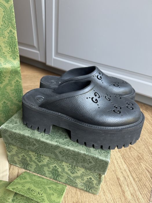 Gucci rubber platform