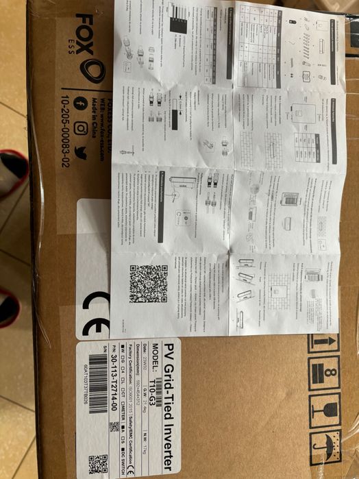 Sprzedam Inwenter falownik Fox Ess 10 kilowatów