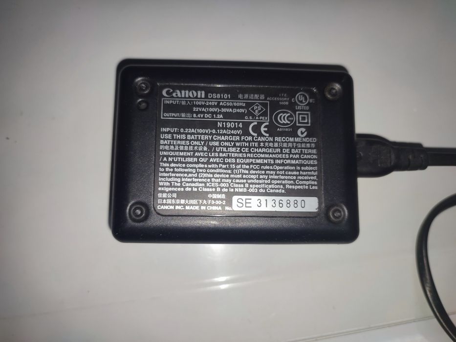 Carregador bateria Canon