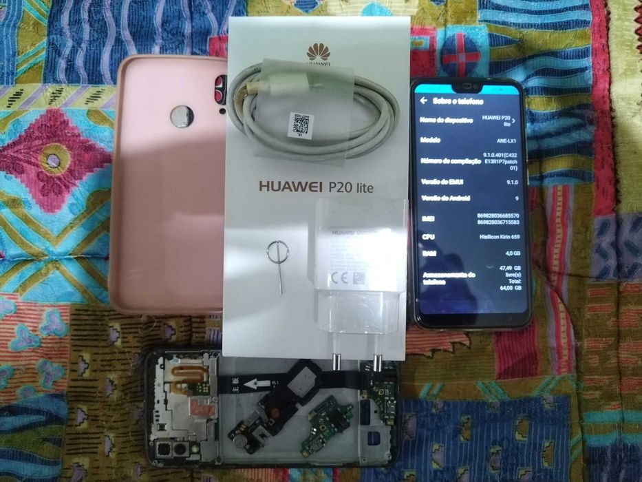 HUAWEI P20 lite ANE LX1 64gb mais extras.