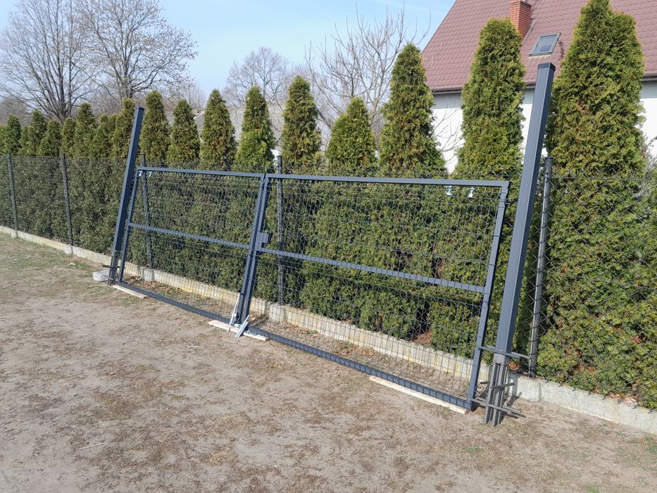 Brama 5m 2x2,5m H 158 Panel 3D Grafit Antracyt Brąz Czarny