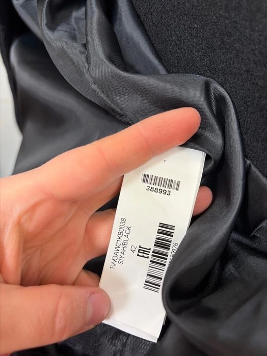 Płaszcz  czarny NOWY XL