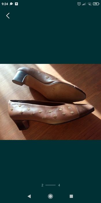 Sapatos em pele Teresa Gureg