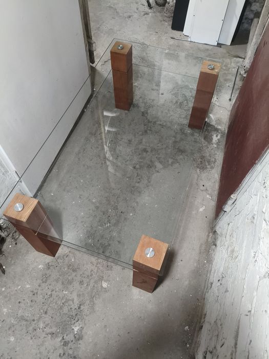Stolik szklany kawowy 120x65x45