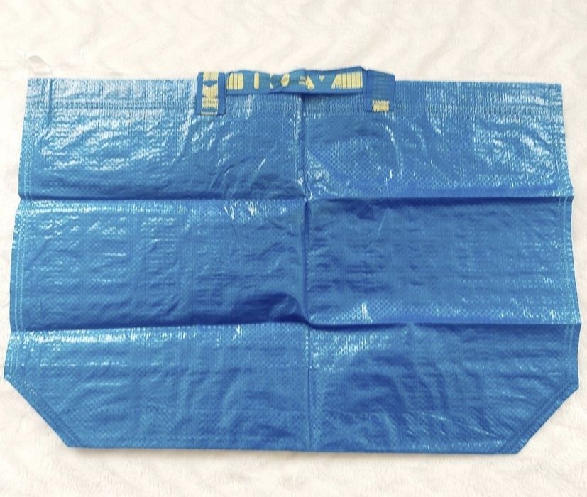 1zł Wysyłka Zestaw 2sztuk Dużych toreb 36l IKEA niebieskie NOWE