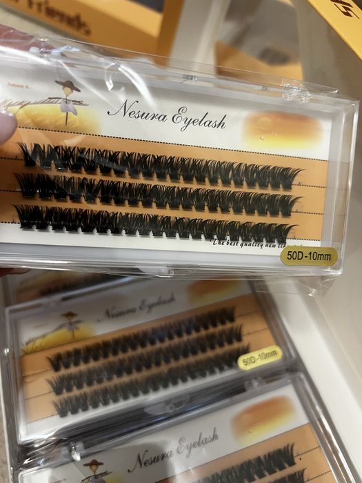 Віі пучками 20д,30д,50д, ресници #9,10,11 всі по 55 грн