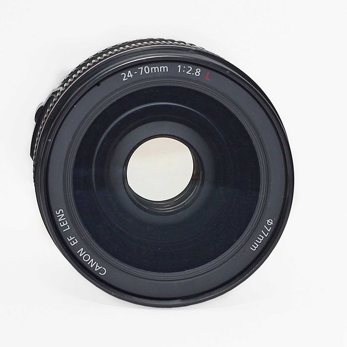 Lente Canon EF 24-70mm f/2.8 L USM com Parasol em excelente estado