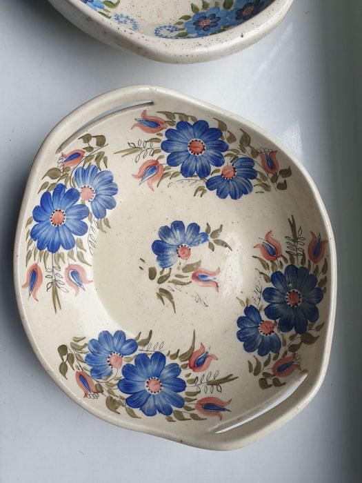 misy ceramiczne ręcznie malowane