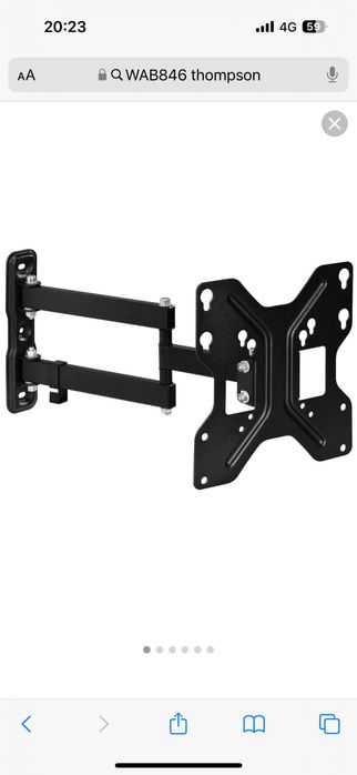 Suporte TV Articulado Até 46”/20Kg