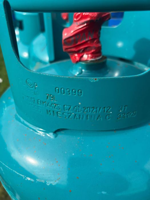 Butla Gazowa 33 kg propan PEŁNA, legalizacja do 2031 r. Cena 630 zł