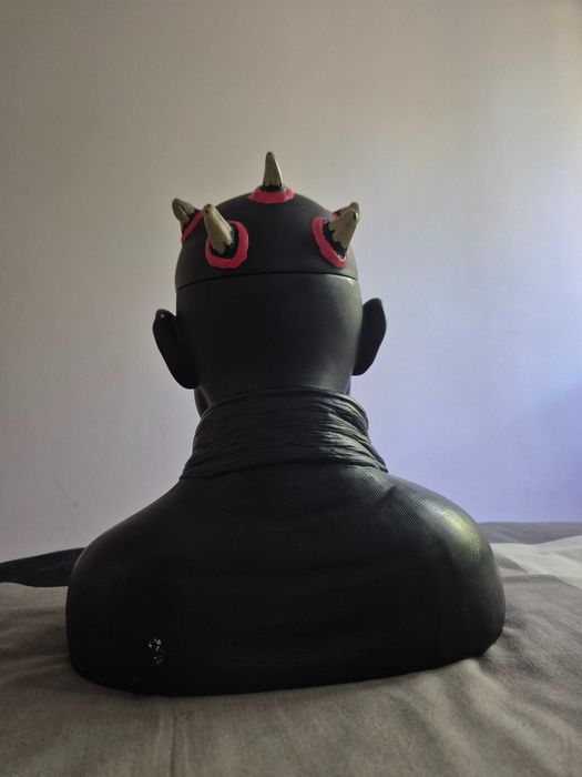 Busto/ cabeça de Darth Maul, Star Wars/Guerra das Estrelas