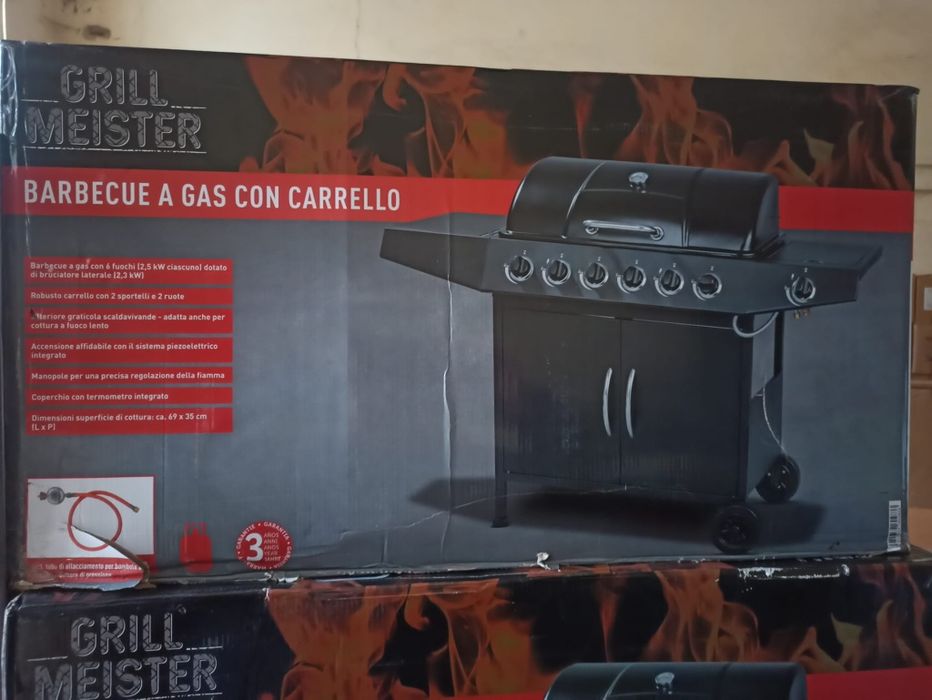 Grill gazowy meister 6 plus  1 szafka