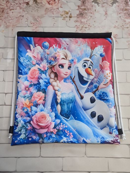 Worko-plecak 40 x 40 cm elsa kraina lodu plecak do szkoły, worek