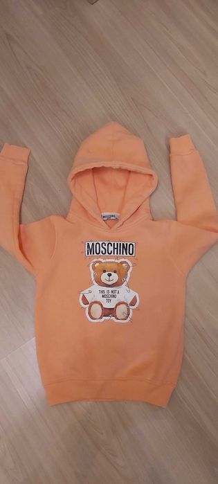 MOSCHINO Miś  Bluza z kapturem 116 cm