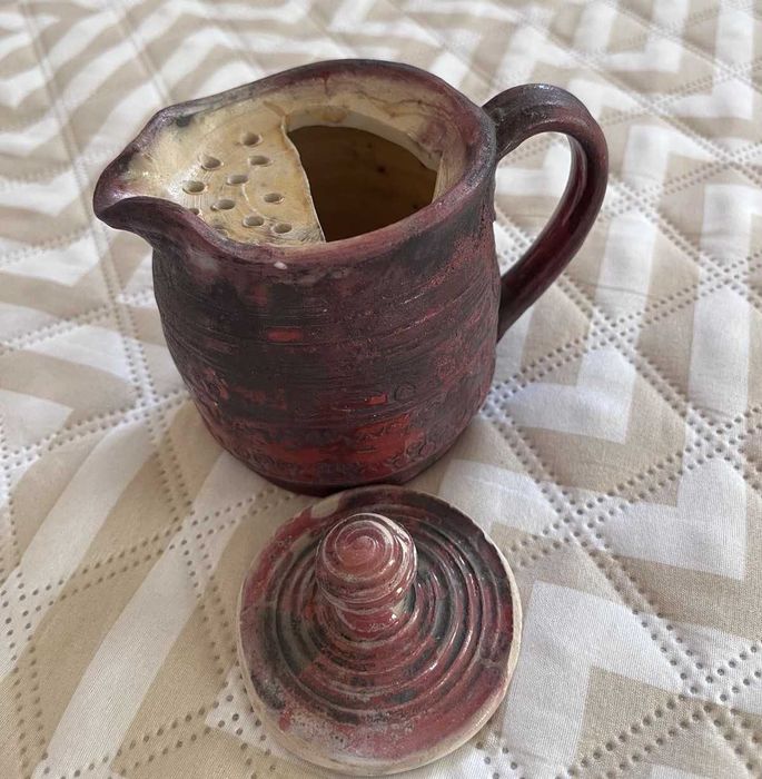 Оригінальний подарунок "Заварник глиняний". Ручна робота з душею