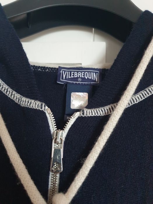 Ekskluzywny sweter Vilebrequin 100% kaszmir bluza M