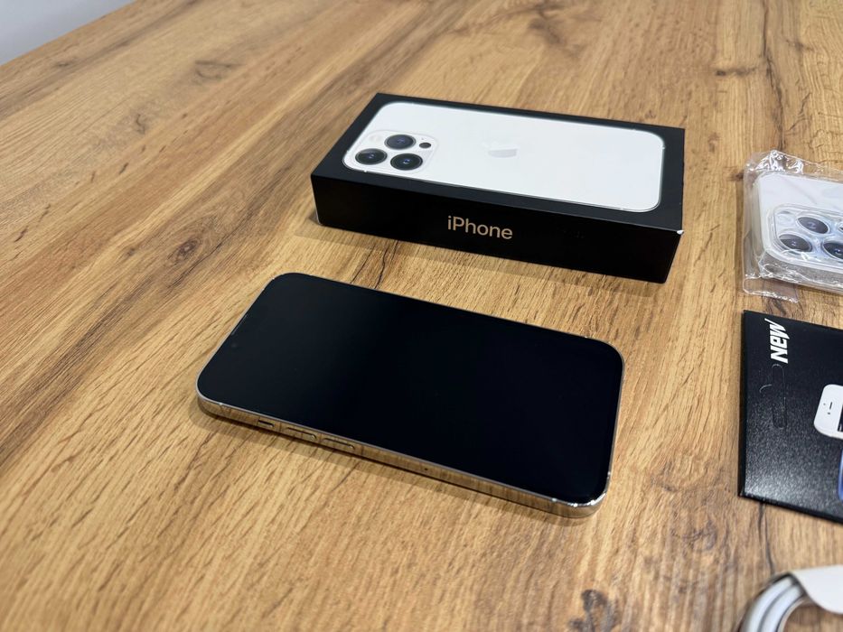 Okazja!! Iphone 13 Pro Biały/Srebrny ! Bateria 100% Gwarancja! Super Stan!